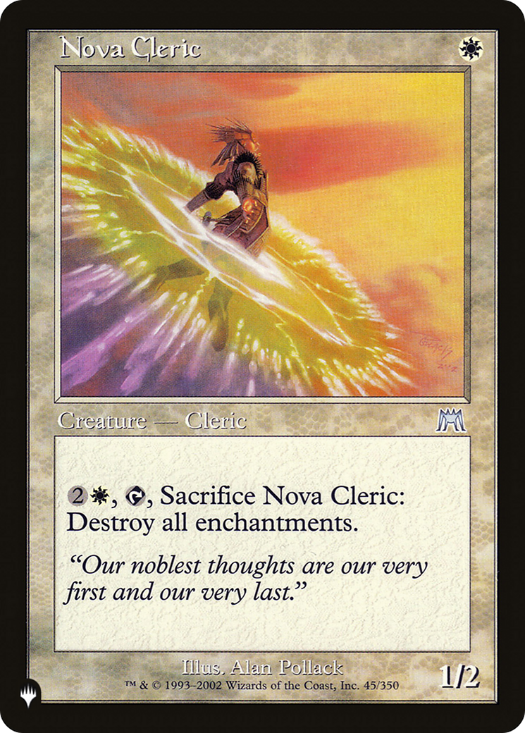 Nova Cleric (Retro) (ONS-45) - The List