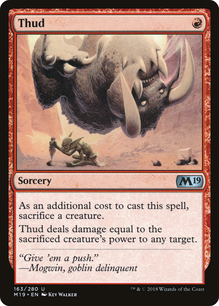 Thud (163) Foil - Core Set 2019
