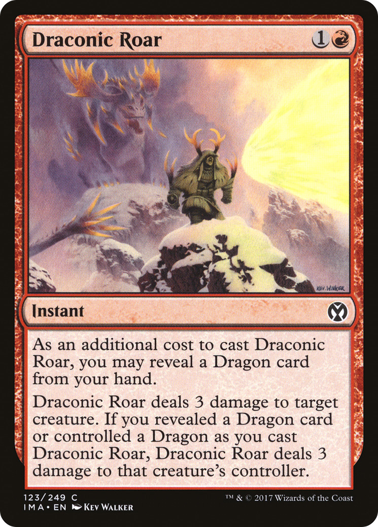 Draconic Roar (123) - Iconic Masters