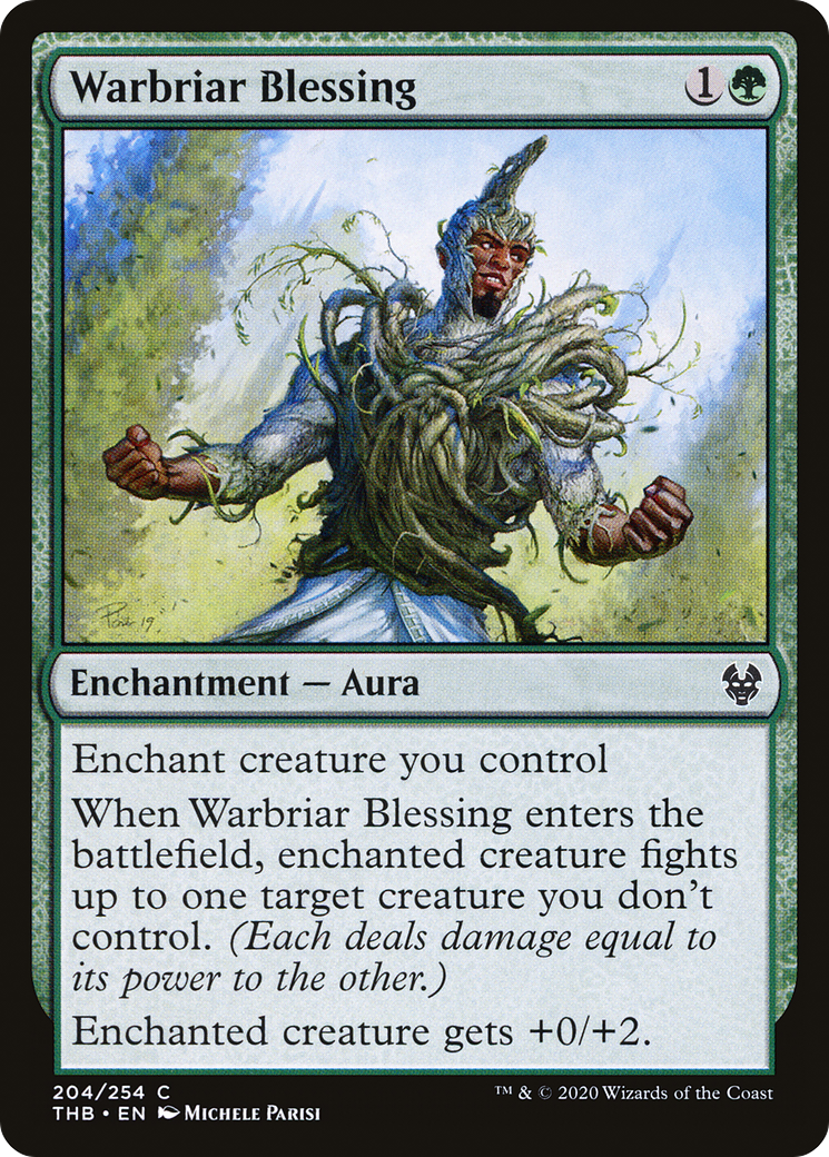 Warbriar Blessing (204) Foil - Theros Beyond Death