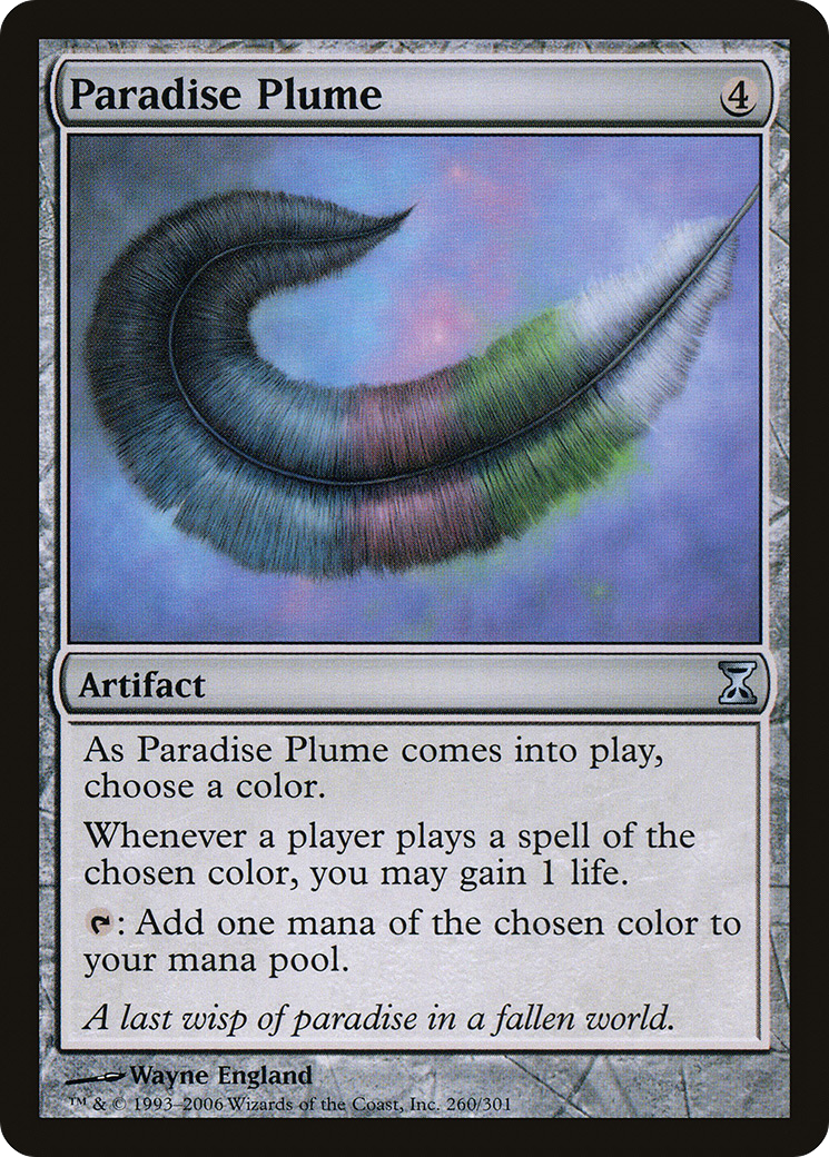 Paradise Plume (260) Foil - Time Spiral