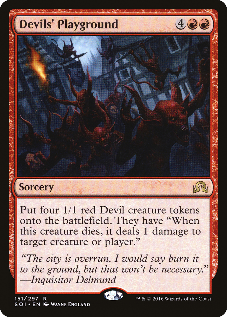Devils' Playground (151) Foil - Shadows over Innistrad