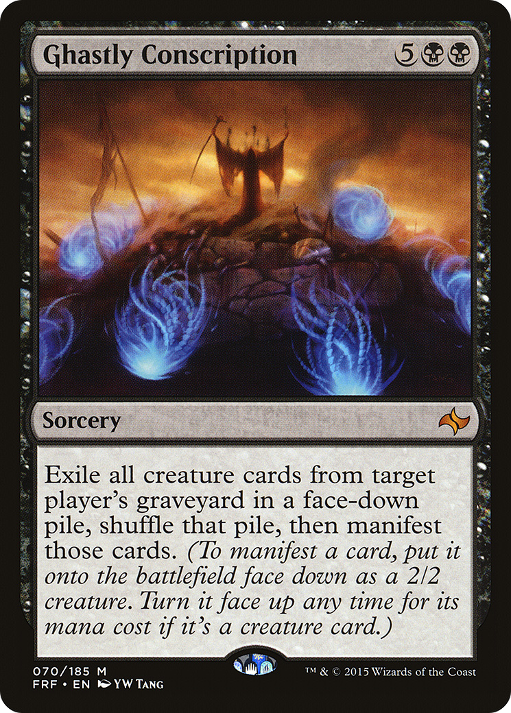 Ghastly Conscription (070) Foil - Fate Reforged