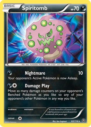 Spiritomb (62) Reverse Holofoil - XY Steam Siege