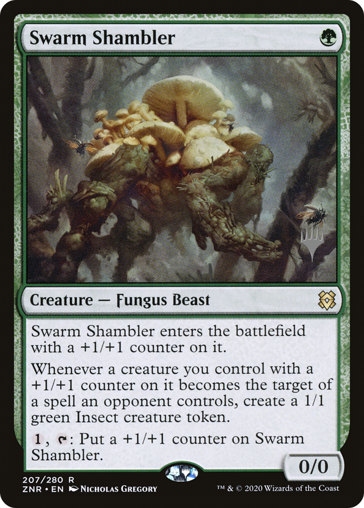 Swarm Shambler (207) - Zendikar Rising Promos