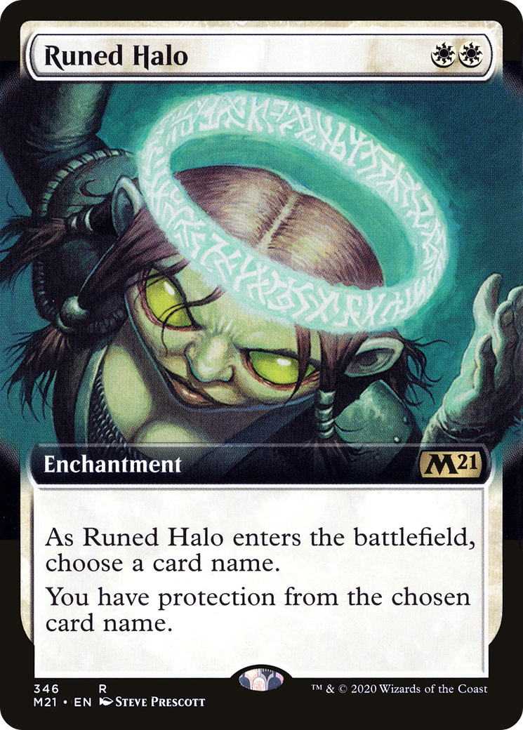 Runed Halo (Extended Art) (346) - Core Set 2021