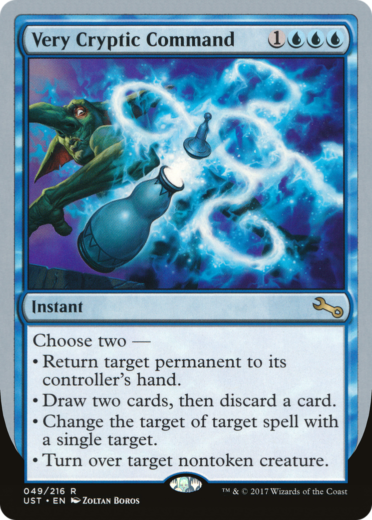 Very Cryptic Command (49d) Foil - Unstable