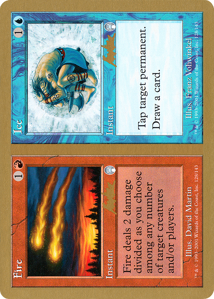Fire // Ice (Retro) (bk128) - World Championship Decks 2002