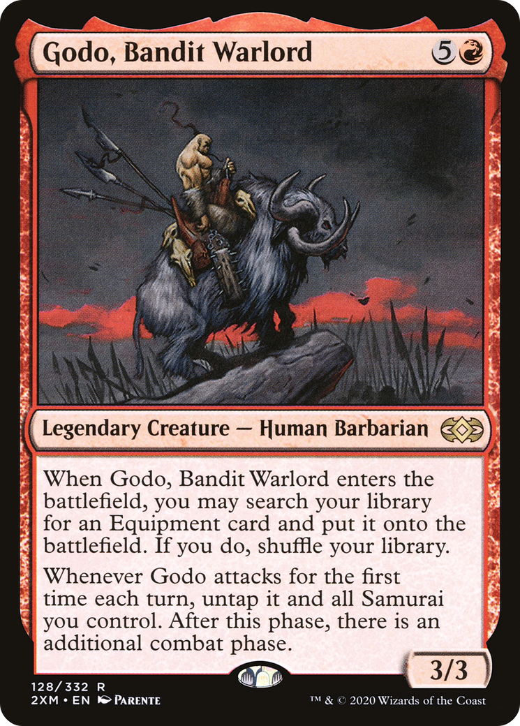 Godo, Bandit Warlord (128) Foil - Double Masters