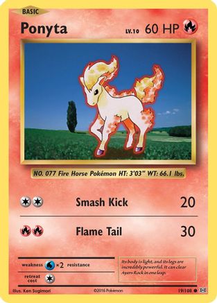 Ponyta (19) - XY Evolutions