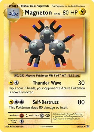 Magneton (38) Reverse Holofoil - XY Evolutions