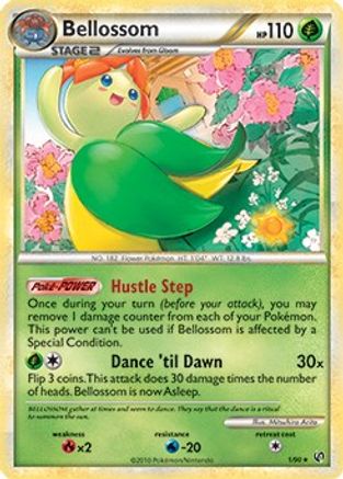 Bellossom - 1/90 (HGSS Undaunted) (1) - Deck Exclusives