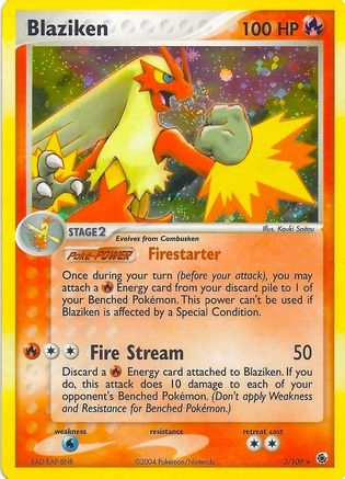 Blaziken (Holo) (3) Holofoil - EX Battle Stadium