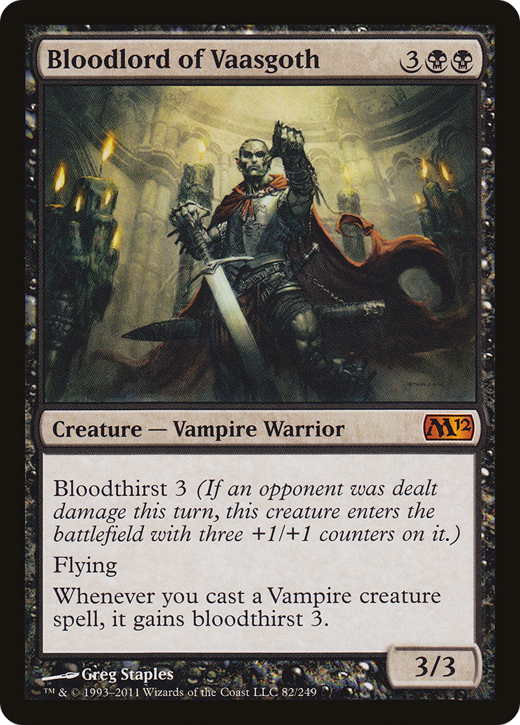 Bloodlord of Vaasgoth (082) Foil - Magic 2012