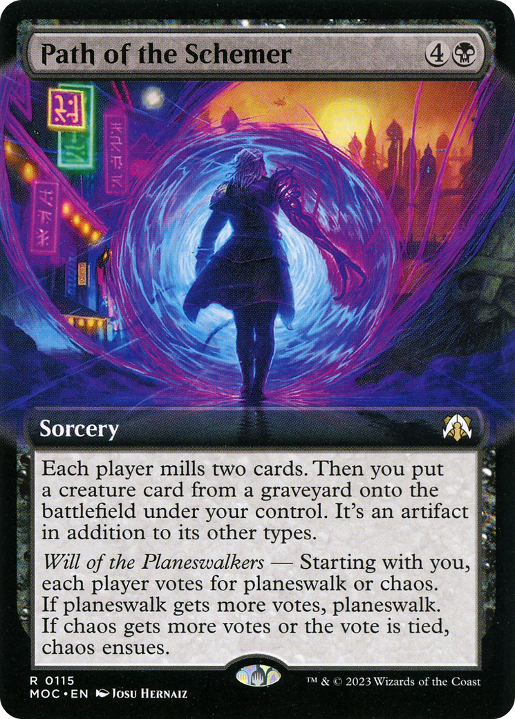 Path of the Schemer (Extended Art) (115) - March of the Machine Commander