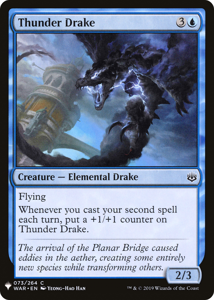Thunder Drake (WAR-73) - The List