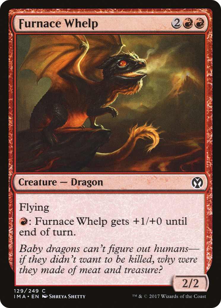Furnace Whelp (129) Foil - Iconic Masters