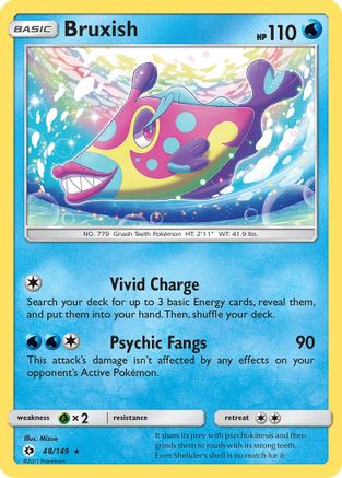 Bruxish (48) Reverse Holofoil - Sun & Moon