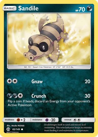 Sandile (83) Reverse Holofoil - Sun & Moon