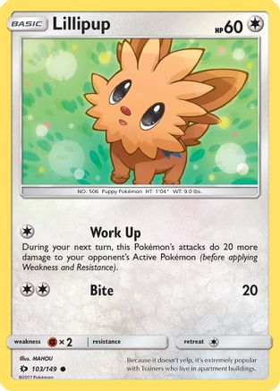 Lillipup (103) - Sun & Moon