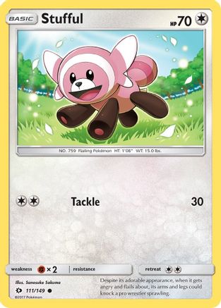 Stufful (111) Reverse Holofoil - Sun & Moon