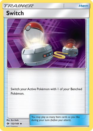 Switch (132) Reverse Holofoil - Sun & Moon