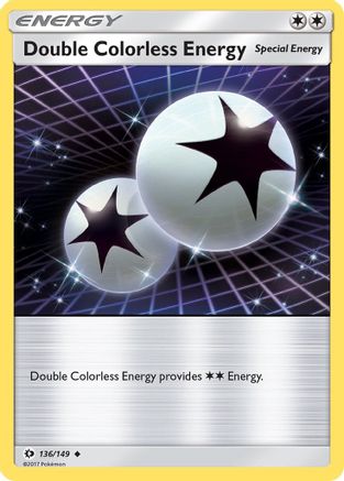 Double Colorless Energy (136) Reverse Holofoil - Sun & Moon