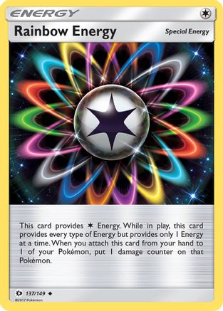 Rainbow Energy (137) Reverse Holofoil - Sun & Moon