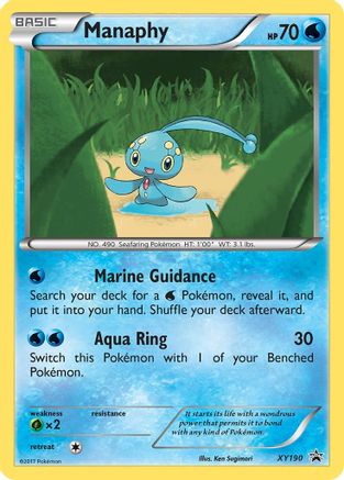 Manaphy - XY190 (XY190) Holofoil - XY Promos