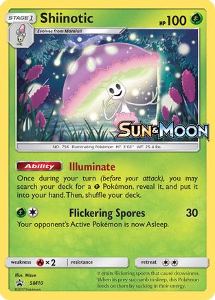 Shiinotic - SM10 (Prerelease) (SM10) Holofoil - SM Promos