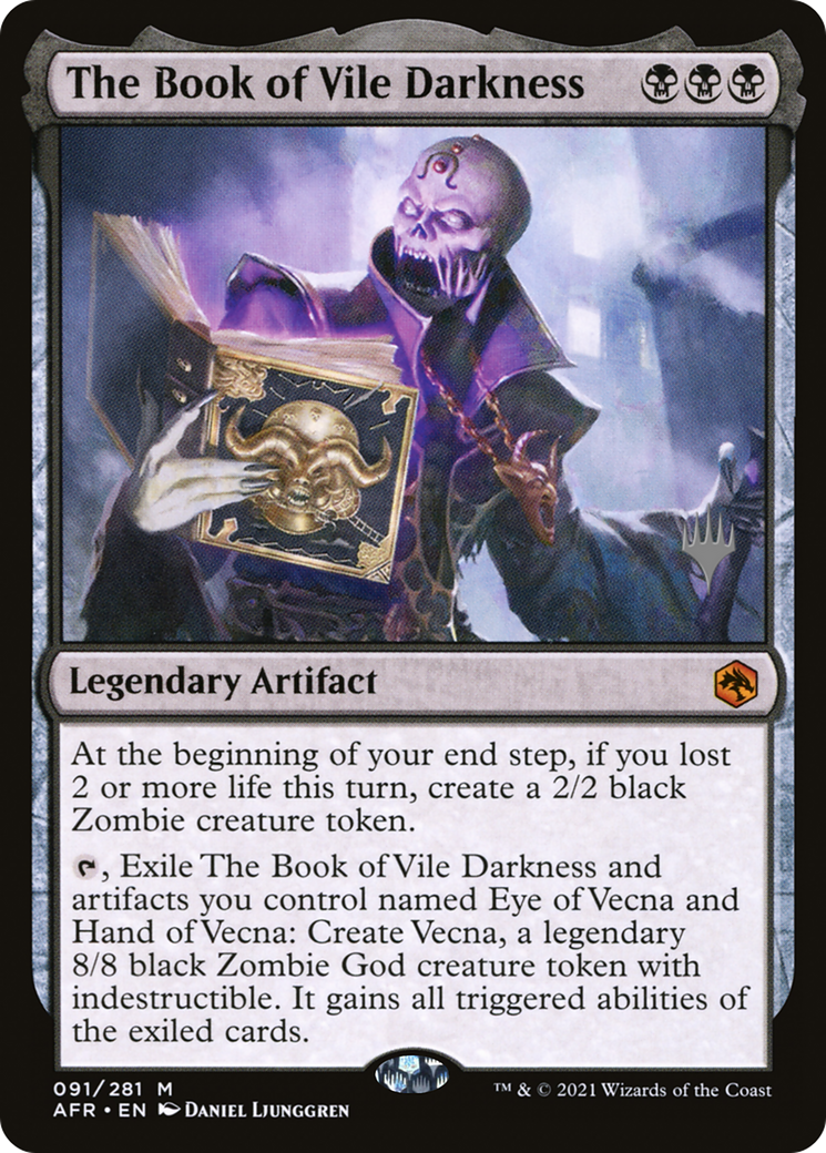 The Book of Vile Darkness (091) Foil - Adventures in the Forgotten Realms Promos