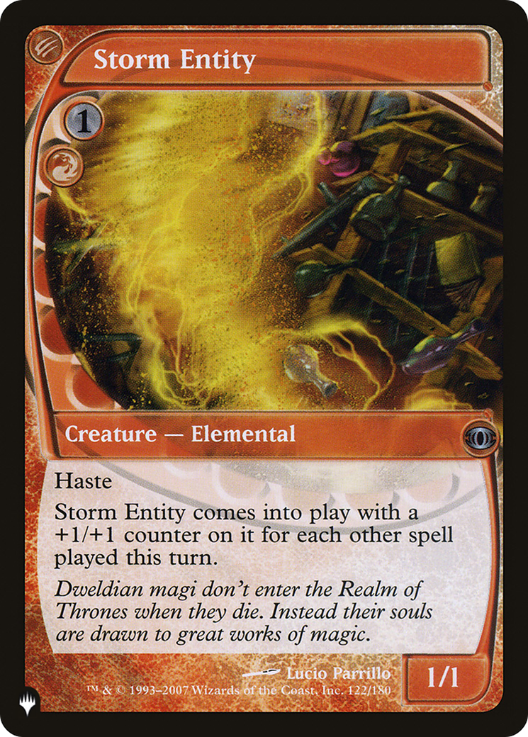 Storm Entity (FUT-122) - The List