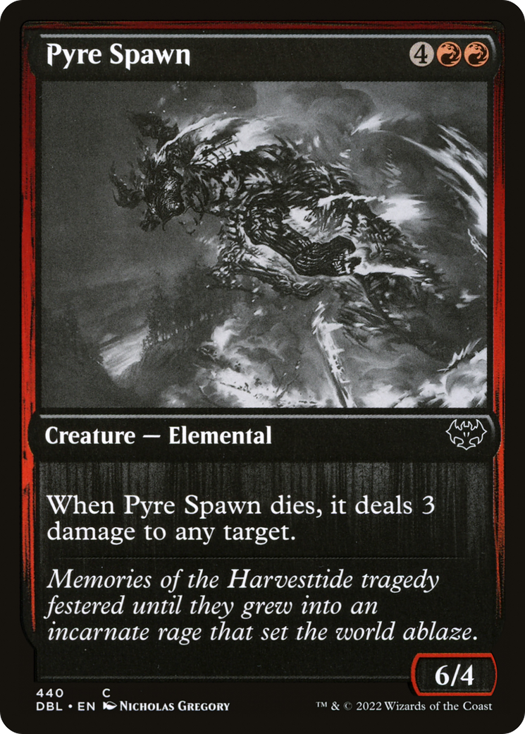 Pyre Spawn (440) Foil - Innistrad: Double Feature
