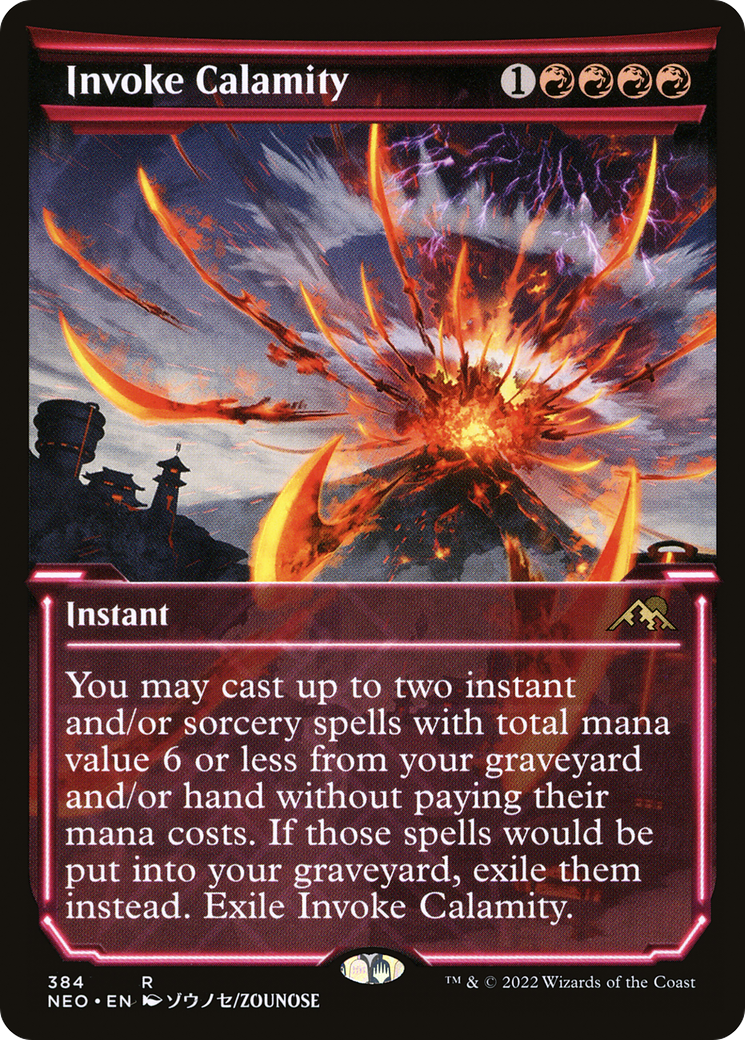 Invoke Calamity (Showcase) (384) - Kamigawa: Neon Dynasty