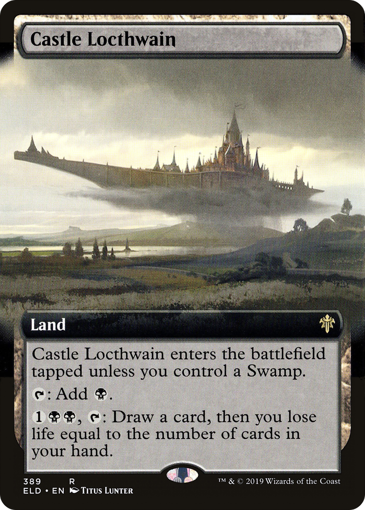 Castle Locthwain (Extended Art) (389) - Throne of Eldraine