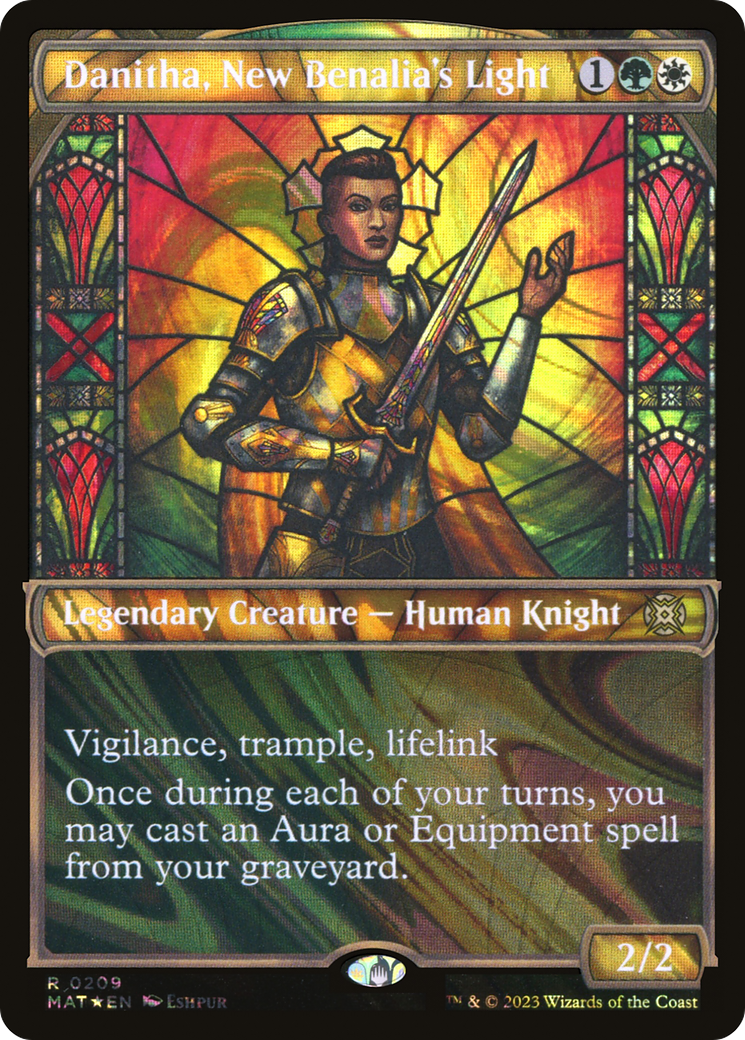 Danitha, New Benalia's Light (Showcase) (209) Foil - March of the Machine: The Aftermath
