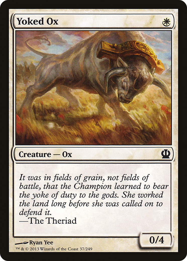 Yoked Ox (037) Foil - Theros