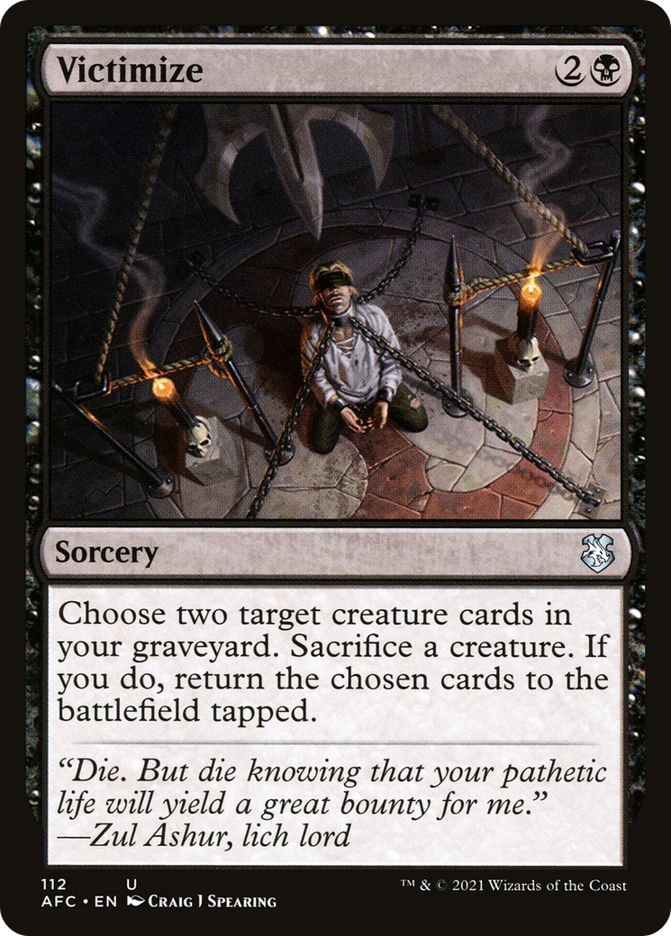 Victimize (112) - Forgotten Realms Commander
