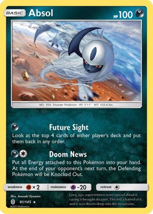 Absol (81) Reverse Holofoil - SM Guardians Rising
