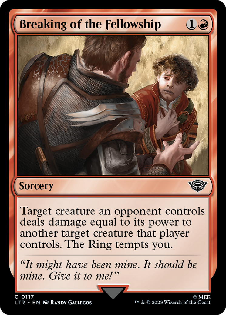 Breaking of the Fellowship (117) Foil - The Lord of the Rings: Tales of Middle-earth