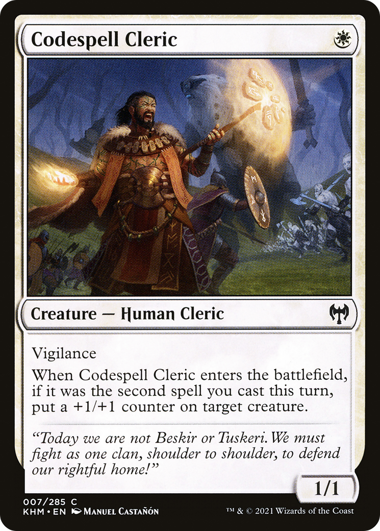 Codespell Cleric (007) - Kaldheim