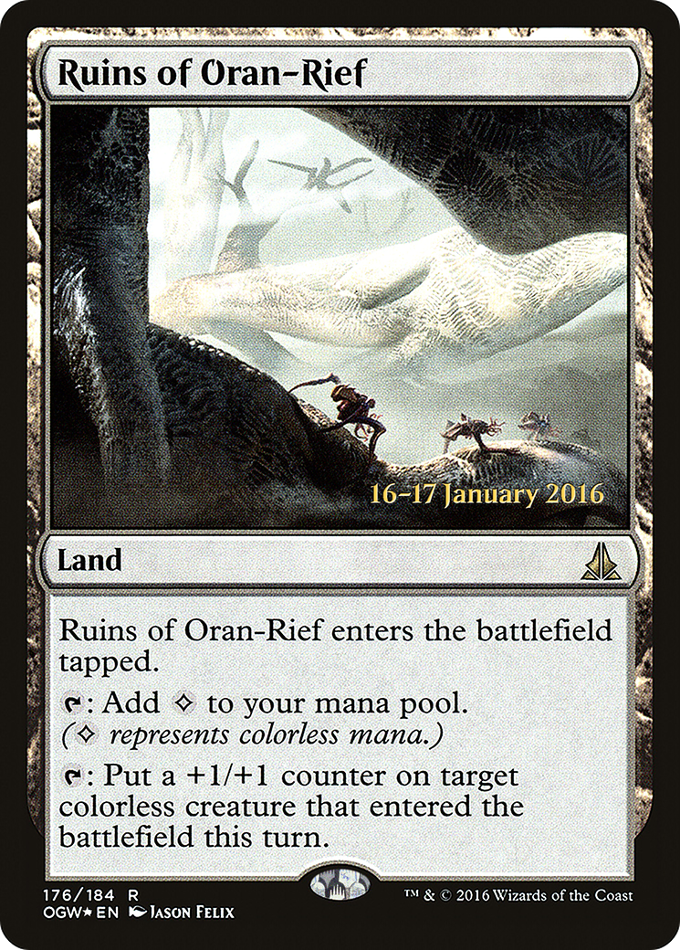 Ruins of Oran-Rief (176) Foil - Oath of the Gatewatch Promos