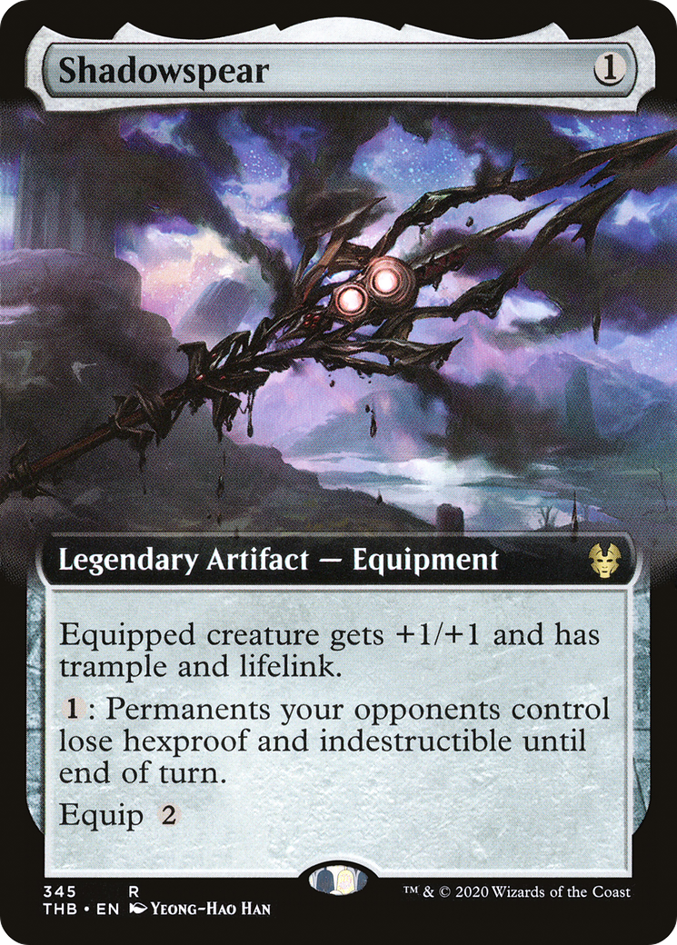 Shadowspear (Extended Art) (345) Foil - Theros Beyond Death