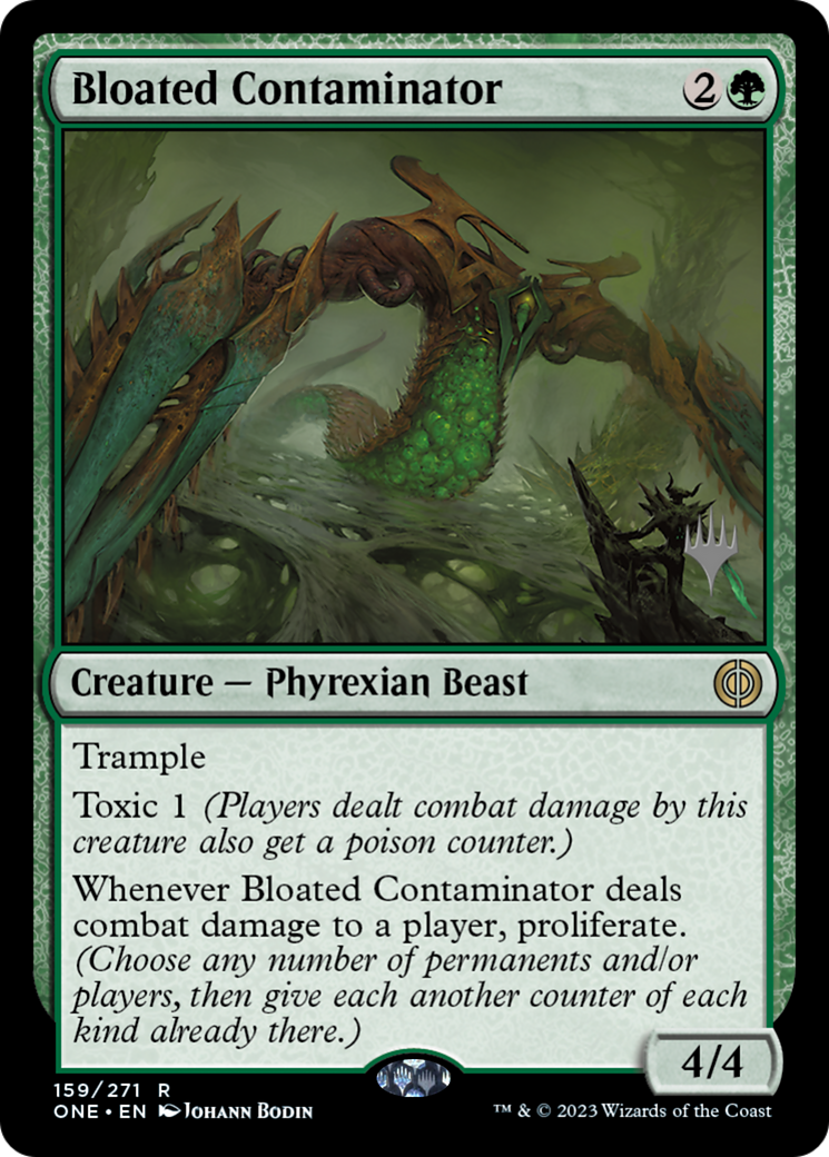 Bloated Contaminator (159p) Foil - Phyrexia: All Will Be One Promos