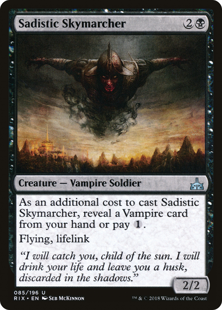 Sadistic Skymarcher (085) - Rivals of Ixalan