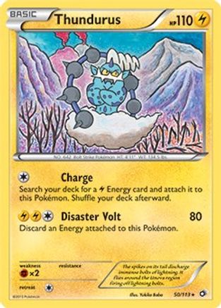 Thundurus - 50/113 (BW Legendary Treasures) (50) - Deck Exclusives