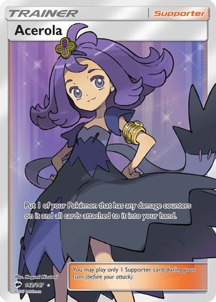 Acerola (Full Art) (142) Holofoil - Burning Shadows