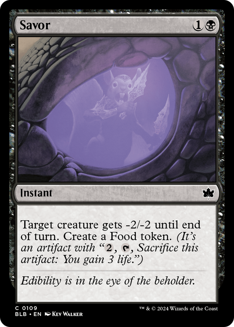 Savor (109) Foil - Bloomburrow