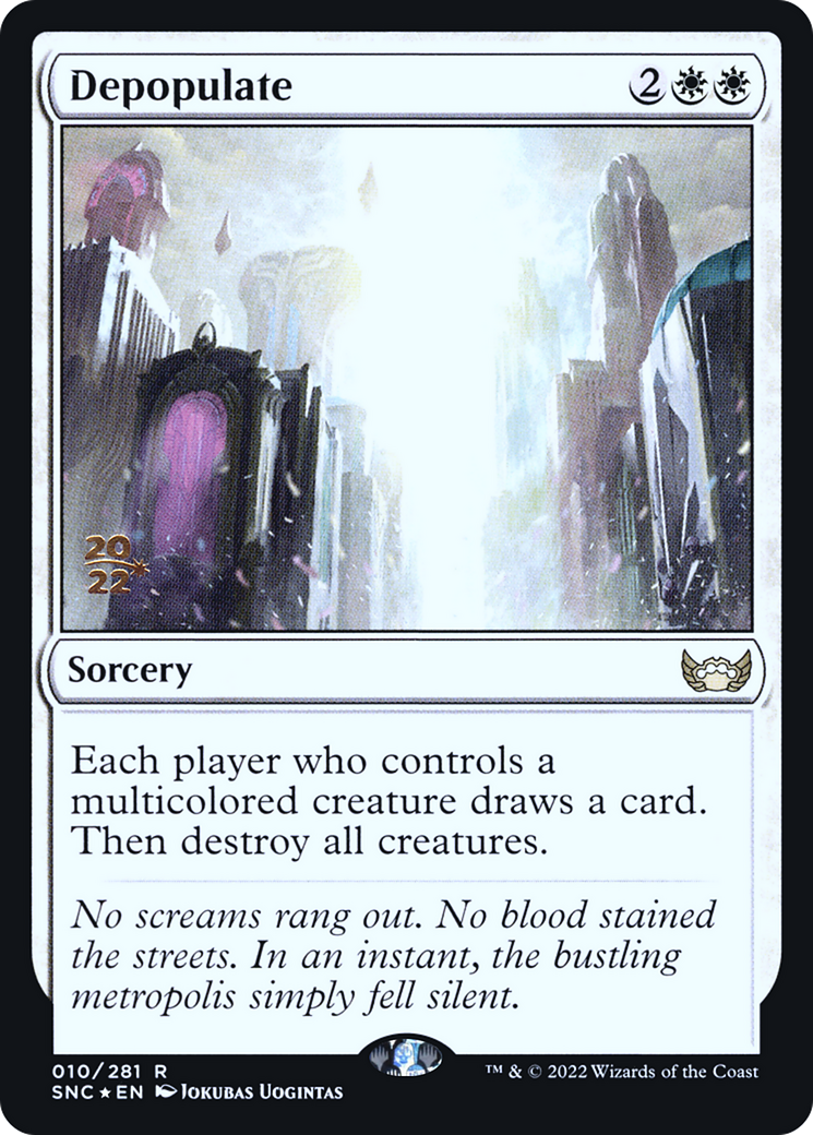 Depopulate (10s) Foil - Streets of New Capenna Promos