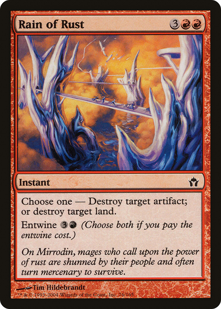 Rain of Rust (076) Foil - Fifth Dawn